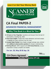 Shuchita Scanner CA Final Paper-2 Advanced Financial Management Green Edition